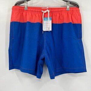Bermies Men's Classic Swim Shorts Trunks Malibu sz L 6" Inseam NWT Shark Tank